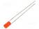 LED - PUNAINEN - 3MM - 68÷100MCD - 140° - ETUOSA: LITTEÄT - 1,8÷2,6VDC - Pyöreät LEDit - OSR5JA3HE4B - 1