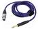 KAAPELI - JACK 6,3 MM 2PIN PISTOKE,XLR NAARAS 3PIN SININEN - Muut audio-videokaapelit - TAS-TK2212PSF-B - 1