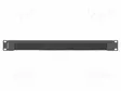 PROTECTION PANEL - 1U - STANDARD: 19" - Räkkikotelot 19' - AK-1103-B - 1