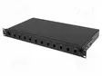 PATCH-VALOKUITUPANEELI - DUPLEX,RACK,SIMPLEX - MUSTA - RACK 19" - Tietokonetarvikkeet - muut - FOP1-12SS-LDB - 1