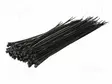 NIPPUSIDE - L: 300MM - W: 3,4MM - MUSTA - POLYAMIDI - 100KPL - UL94V-2 - Nippusiteet - PC-KAB0004B - 1