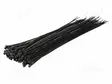 NIPPUSIDE - L: 500MM - W: 4,4MM - MUSTA - POLYAMIDI - 100KPL - UL94V-2 - Nippusiteet - PC-KAB0041B - 1
