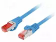 PATCH KAAPELI - S/FTP - CAT: 6 - RJ45-PISTOKE,MOLEMMIN PUOLIN - LANKA - CU - RJ45 Ethernet kaapelit - PCF6-10CU-2000-B - 1