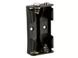 BATTERY HOLDER FOR 2 x AA-CELL (WITH SNAP TERMINALS) - Paristopitimet, liittimet ja tarvikkeet - BH321B - 1
