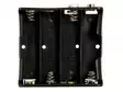 BATTERY HOLDER FOR 4 x AA-CELL (WITH SNAP TERMINALS) - Paristopitimet, liittimet ja tarvikkeet - BH341B - 3