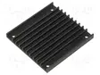 JÄÄHDYTYSLEVY - RIPAMALLI - TO218,TO220 - MUSTA - L: 61MM - Jäähdytyslevyt - 528-24AB - 1