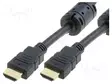 KAAPELI - HDMI-PISTOKE,MOLEMMIN PUOLIN - PVC - HDMI 1.4 - PIT: - HDMI, DVI, DisplayPort johdot - CG511D-100-PB - 1
