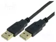 KAAPELI - USB 2.0 - USB A PISTOKE,MOLEMMIN PUOLIN - KULLATTU - 3M - USB kaapelit ja adapterit - CU203G-B-030-PB - 1