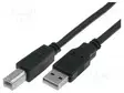 KAAPELI - USB 2.0 - USB A PISTOKE,USB B PISTOKE - NIKKELÖITY - 5M - USB kaapelit ja adapterit - CU201-B-050-PB - 1