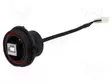 KAAPELI - USB BUCCANEER - 5PIN PISTORASIA,USB B RASIA - 0,132M - USB kaapelit ja adapterit - PX0843B - 1