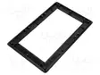 KEHYS - VÄRI: MUSTA - KOT.MAT: MUOVI - KOOT: 191X121MM - LED liittimet ja tarvikkeet - 4D-BEZEL-70-B - 2
