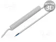 KIERREKAAPELI - 2X0,35MM2 - SUOJAAMATON - PUR - VALKOINEN - 300V - 1M - 4M - Spiraalikaapelit - SPT00132B - 1