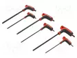 WRENCH: HEX KEY-SET - SPHERICAL - KIND OF HANDLE: L - 6PCS. - Kuusiokolo- ja TORX avaimet - FACOM-84TZSA.PB - 1