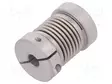 KYTKIN - Ø1: 6MM - Ø2: 6MM - ALUMIINI,RUOSTUMATON TERÄS - -30÷120°C - Teollisuus enkooderit - KUP-0606-B - 1