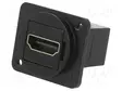 LIITIN - HDMI-PISTORASIA,MOLEMMIN PUOLIN - FT - KULLATTU - 19X24MM - HDMI liittimet - CP30200GM3B - 1