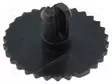 NUPPI - KIERTONUPPI - MUSTA - Ø16MM - ASENNUSPOTENTIOMETREIHIN - Potentiometrien nupit - CA14GB - 1