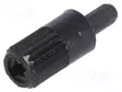 NUPPI - SÄÄTÖAISA - MUSTA - 10MM - ASENNUSPOTENTIOMETREIHIN - Potentiometrien nupit - CA9MA5-B - 1