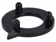 OSOITIN - POLYAMIDI - MUSTA - 15MM - -20÷70°C - Potentiometrien nupit - G15W-B - 1