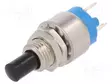 PAINOKYTKIN - AS: 2 - SPST-NO - 0,6A/125VAC - 1A/30VDC - OFF-(ON) - Standardikytkimet - 9633NAB - 1