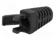 RJ45 LIITTIMEN SUOJAUS - 6MM - MUSTA - RJ liittimet - 2532-01B - 1
