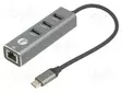 USB HUB - RJ45-PISTORASIA,USB A-PISTORASIA X3,USB C-PISTOKE - Tietokonetarvikkeet - muut - DH311B - 1