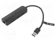 USB HUB - USB 2.0 - TOIMINTAMOODIN TILA: LED - MUSTA - 0,15M - ABS - Tietokonetarvikkeet - muut - CHPBB - 1