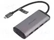 USB HUB - USB 3.0 - HARMAA - PORTTIEN LUKU: 6 - 0,15M - ABS,ALUMIINI - Tietokonetarvikkeet - muut - CNBHB - 1