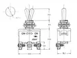 VIPUKYTKIN SPDT 1-NAP ON-ON 10A/250V - Vipukytkimet - JS-510B - 2