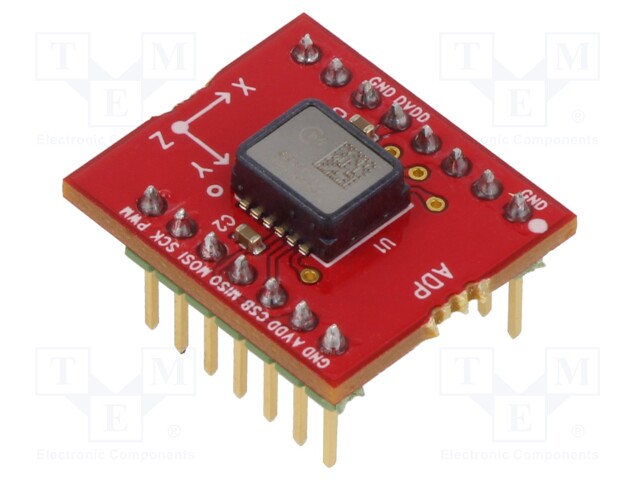 ANTURI: INKLINOMETRI - -90°÷90° - -40÷125°C - 3÷3,6VDC - LIITÄNTÄ: SPI - Teollisuus kallistusanturit - SCA830-D07-PCB - 1