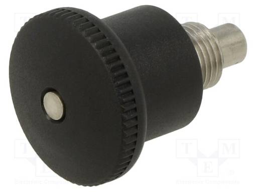 ASENNUSELEM: SÄÄTÖKARA - ILMAN LUKITUSTA,NUPIN KANSSA - 6MM - Sokat ja turvatapit - GN822.7-6-M10-B - 1