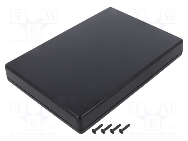 ASENNUSKOTELO - X: 125MM - Y: 175MM - Z: 25MM - TW - ABS - MUSTA - Yleiskäyttöiset kotelot - TKC-TW13-3-18B - 1