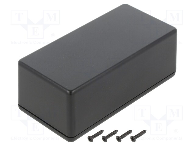 ASENNUSKOTELO - X: 65MM - Y: 130MM - Z: 50MM - TW - ABS - MUSTA - Yleiskäyttöiset kotelot - TKC-TW7-5-13B - 1