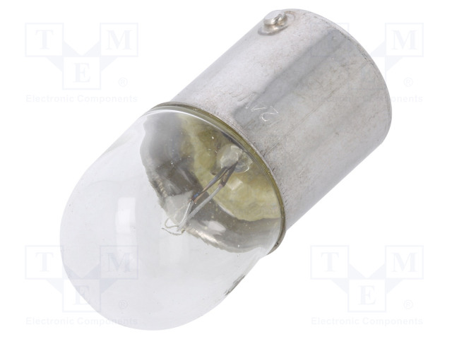 AUTOPOLTTIMO-BA15S - R5W - LÄPINÄKYVÄ - 24V - 5W - VISIONPRO - Ajoneuvojen polttimot ja LEDit - EB0149TB - 1