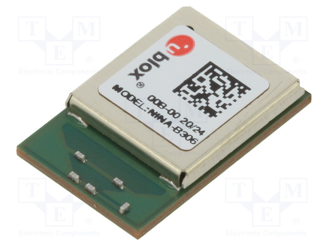 BLUETOOTH MODUULI LOW ENERGY - ADC,GPIO,I2C,I2S,SPI,UART,USB - IoT (WiFi/Bluetooth) moduulit - NINA-B306-00B - 1