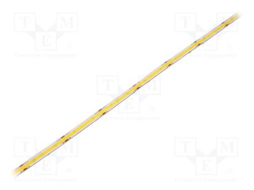 COB LED NAUHA - KYLMÄVALKOINEN - LED/M: 320 - 8MM - IP65 - 8W/M - 12VDC - LED nauhat ja modulit - HH-50KG-320FAA-COB - 1