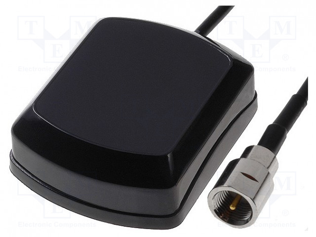 ANTENNI - AUTO-SISÄ-GPS - FME UROS - PISTOKE - PIT: 5M - MAGNEETTI - Autoantennit - GPS-FME-B - 1