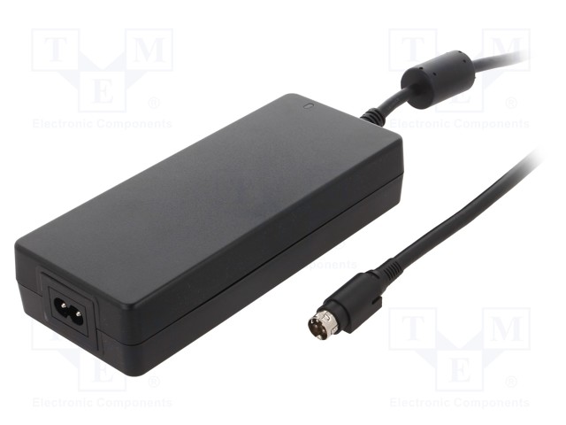 VIRTALÄHDE: IMPULSSI - 20VDC - 8A - LÄHTÖ: KYCON KPPX-4P - 160W - 92,5% - Hakkuriteholähteet - GSM160B20-R7B - 1