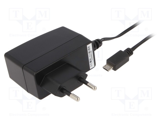 VIRTALÄHDE: IMPULSSI - 5VDC - 2,4A - 12W - LÄHTÖ: USB MICRO - 79,94% - Pistorasiamuuntajat - SYS1381N-1205-MUSB - 1
