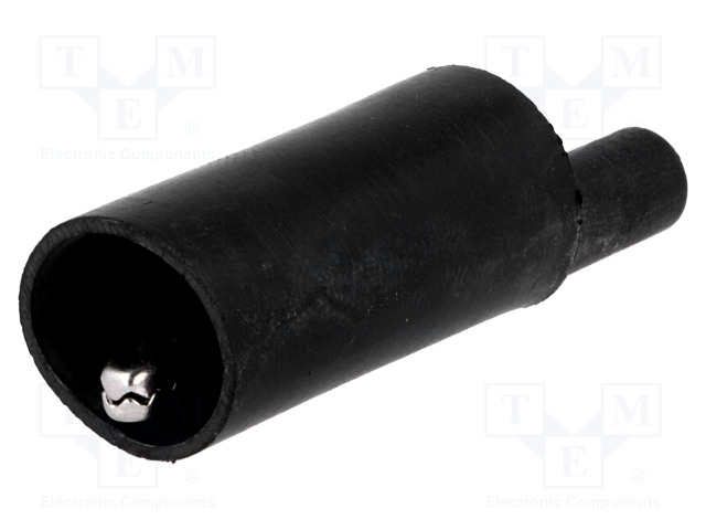 HAUENLEUKA - 10A - MUSTA - 4MM - Krokotiili klipsit - PJ5030-B - 1