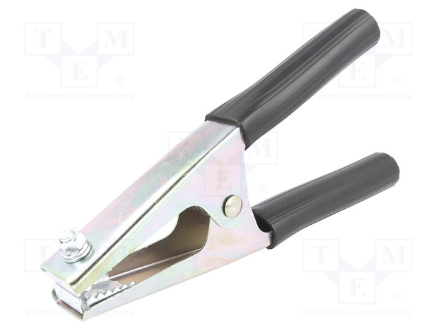 HAUENLEUKA - 350A - LEVITYSALUE: MAX.45MM - KOK.PIT: 190MM - MUSTA - Krokotiili klipsit - ZAC-MAXST-B - 1