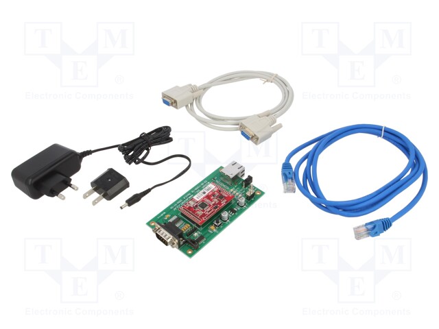 KEHITYSALUSTA - ETHERNET - ETHERNET,I2C,SPI,UART - W7500 - Tiedonsiirto kehityspaketit - WIZ750SR-100-EVB - 1