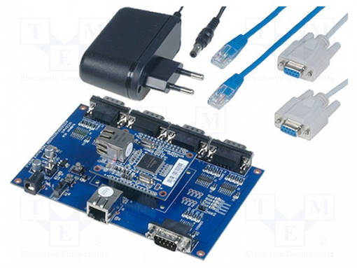 KEHITYSALUSTA - ETHERNET - RS232 X4 - WIZ145SR - PISTOKE: EU - Tiedonsiirto kehityspaketit - WIZ145SR-EVB - 1