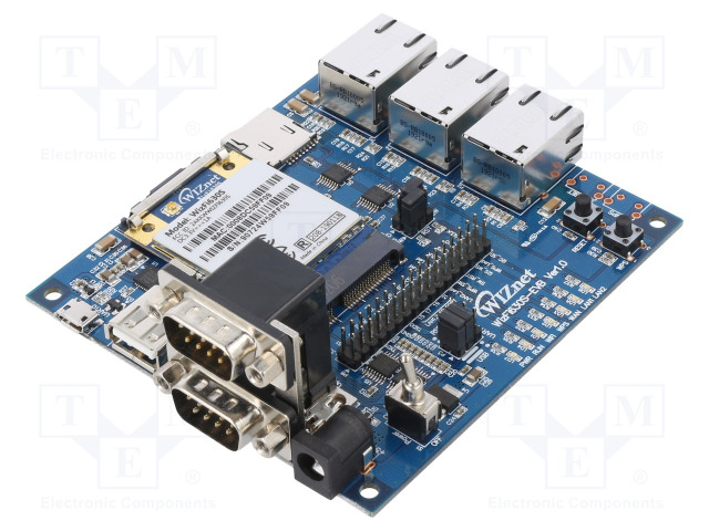 KEHITYSALUSTA - WIFI - 1T1R,ETHERNET X3,I2C,I2S,PWM,UART X2 - Tiedonsiirto kehityspaketit - WIZFI630S-EVB - 1
