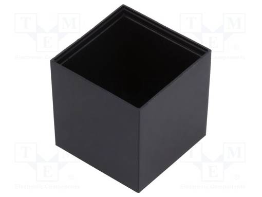 KOTELO: VALAMISEEN - X: 25MM - Y: 25MM - Z: 25MM - ABS - MUSTA - STYLE A - Valukotelot - G252525B - 1