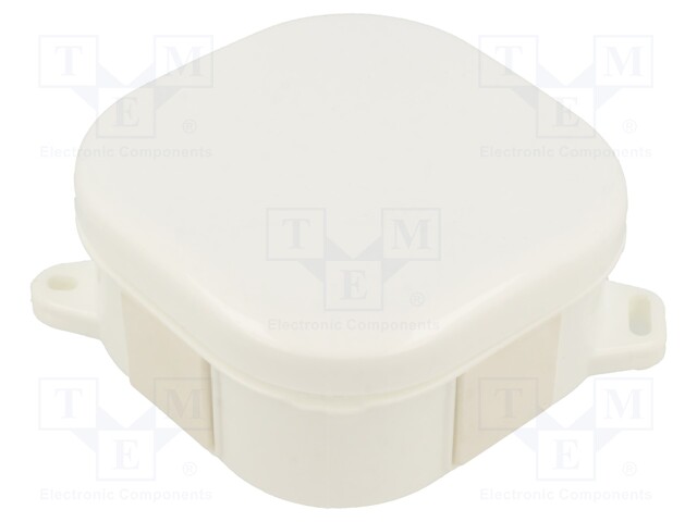 KYTKENTÄRASIA - X: 92MM - Y: 92MM - Z: 44MM - IP54 - VALKOINEN - Kytkentärasiat - PW-A.0020B - 1