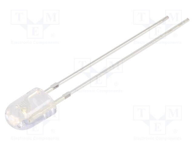 LED - KYLMÄVALKOINEN - 5,2X3,8MM - 7000÷8400MCD - ETUOSA: KUPERA - 20MA - Soikeat LEDit - OSW54KA5JA1B - 1
