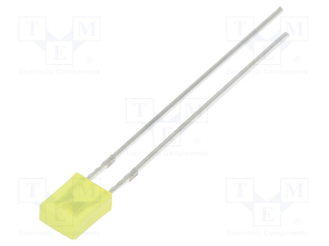 LED - KELTAINEN - SUORAKULMA- 2X4X5MM - 330÷500MCD - 100° - 20MA - Suorakulmaiset LEDit - OSY5JA7YA4B - 1