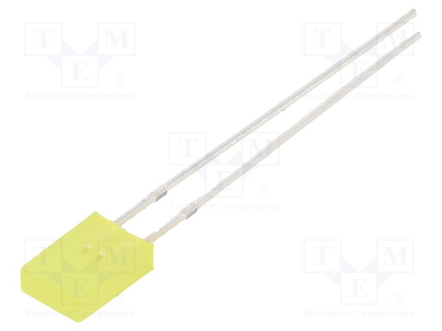 LED - KELTAINEN - SUORAKULMA- 2X5X7MM - KAKSINAPAINEN - 100° - 20MA - Suorakulmaiset LEDit - OSYYR271A4B - 1
