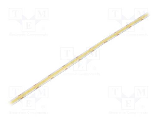 COB LED NAUHA - KYLMÄVALKOINEN - LED/M: 480 - 8MM - IP65 - 8W/M - 12VDC - LED nauhat ja modulit - HH-65KG-480FAB-COB - 1