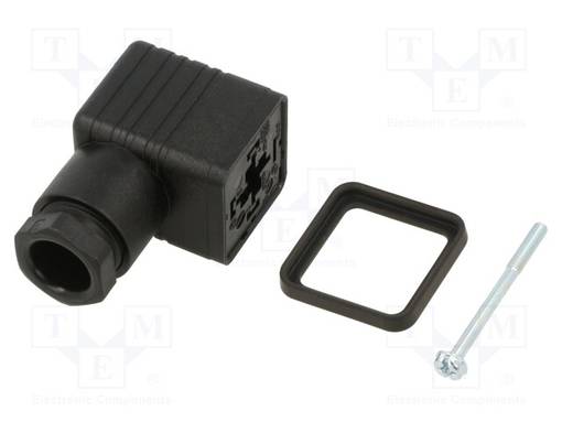 LIITIN - PIN: 4 - KULMA - PISTOKE - NAARAS - Teollisuus anturikaapelit - XZCC43FCP40B - 1